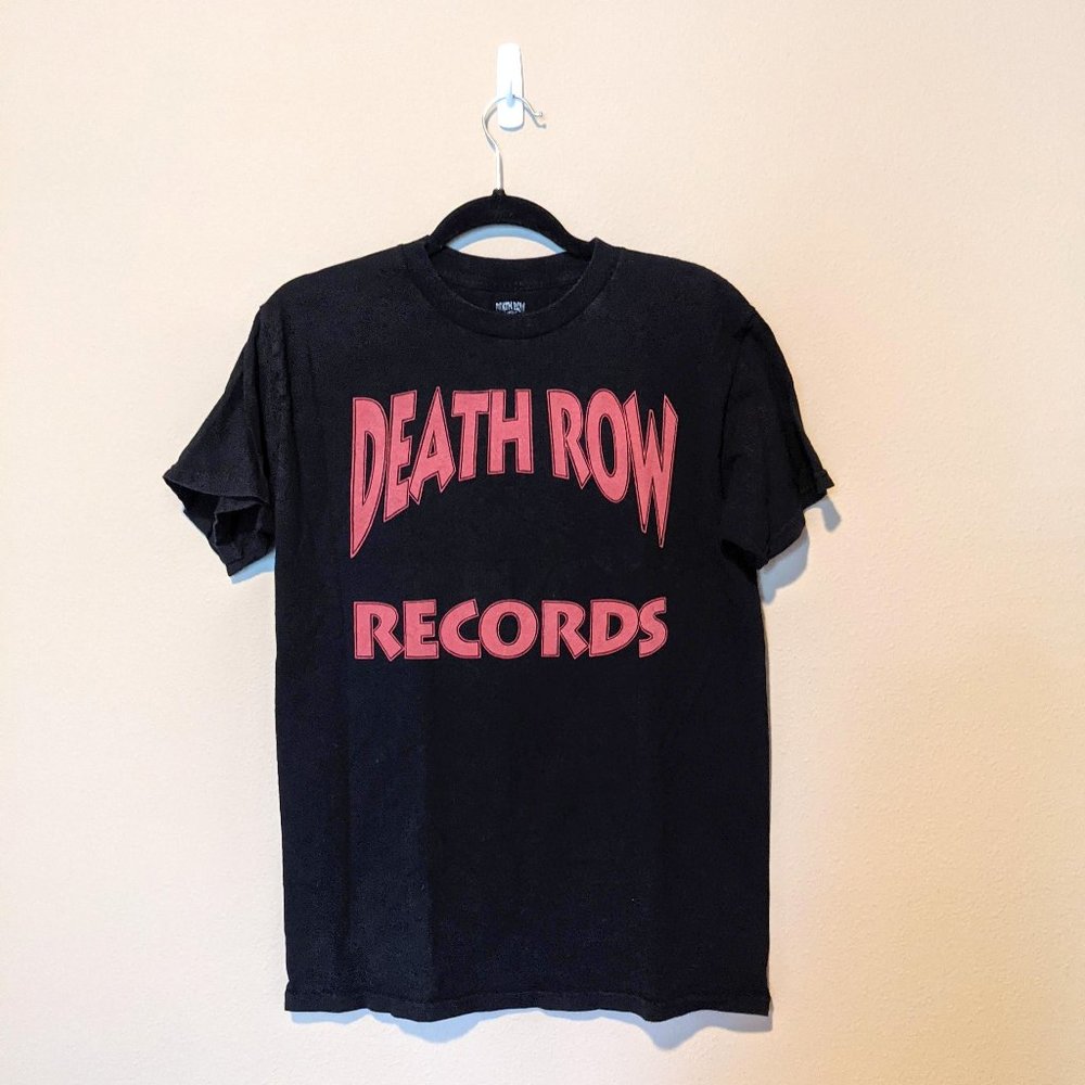Death Row Records Red Logo Black T Shirt Size M Official Licensed Product Unisex